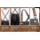 Canvas work apron, multi-function work apron with 3 tool pockets, tool apron with lumbar support, compatible hairdresser, painter, gardener, barista, 4