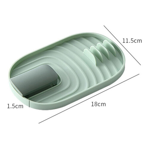 Porta-cucchiaio e porta-coperchio in plastica pieghevole 1