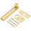 Barn Slide Latches Door Bolt Lock Bathroom Home Security-Gold 1
