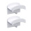 2PCS Quick Install Headphone Hanger Hook without Tools-White 1