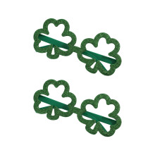 Irish Shamrock Sunglasses Green Four Leaf Clovers Glasses-Four