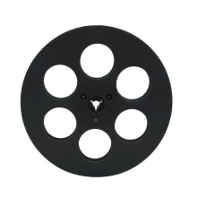 6 Hole Design Empty Tape Reel 7Inch 1/4 ABS for Recorder-Black