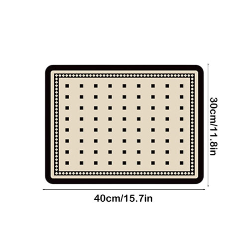 Non-Slip Rubber Drying Mat 40x30cm 2