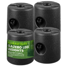 Gazebo Weight 4 Pack Marquee Weights Weather Resistant Secure Leg Weights For Gazebo Marquees Market Stalls Fillable with Water or Sand