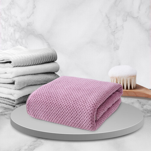Serviette de bain en velours de luxe 71 x 140 cm 2