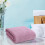Cotton Waffle Bath Towel with Double-Stitched Edges 4