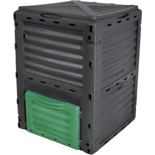 300L Composter Compost Bin Grass Eco Friendly Converter Debris Waste Garden Home