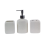 Living Stone Effect Accessory Set - Cream 1