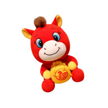 Poupée de Fortune en peluche cheval de bon augure, animaux en-S