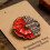 Blumenkranz-Schmucknadel, farbecht, Emaille-Finish, sicherer 6