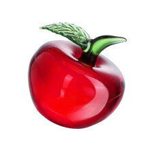 Miniatuur glazen fruitfiguur, decoratief presse-papier,-ap