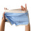 Boxer côtelé pour hommes, ceinture extensible,-Bleu ciel M 1