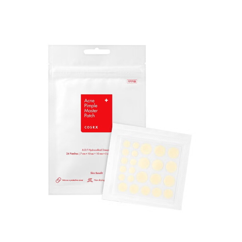 COSRX Acne Pimple Master Patch 24's | Patches for Pimples, Whiteheads & Breakouts, Fast Spot Treatment, Skin Protection & Healing Patch for Clear Skin