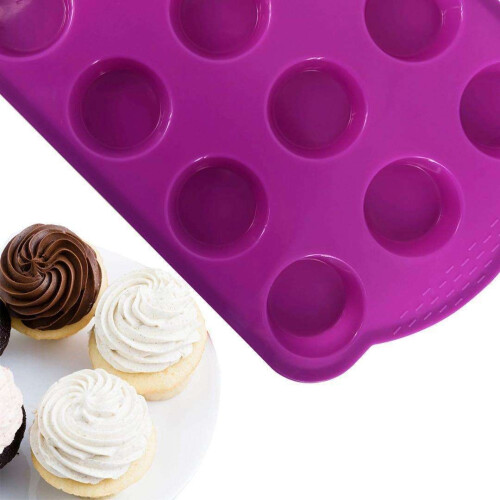Black Friday 3er-Pack Muffinform – Mini-Muffins – Muffinblech – Backform – lila Überraschungsgeschenk 1