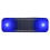 Waterproof LED Solar Power Car Warning Light-Black blue light 1