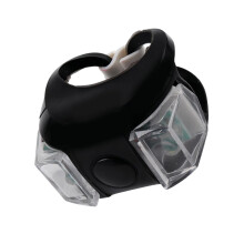Multiple Model Rechargeable Bike Light 6 Lighting Models-Black