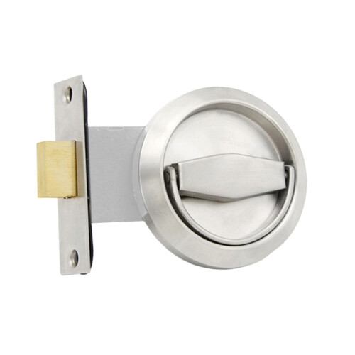 Double Sided Recessed Door Lock Smooth Operate Stainless Steel