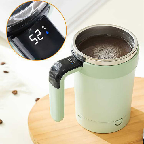 Electric Self-Stirring Coffee Mug 13 oz