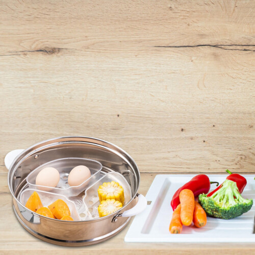 20-Piece Square PP Steamer Basket Set