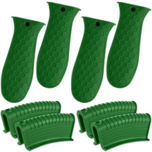 Set di 8 manicotti in silicone per manici di pentole in ghisa