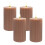 Velas LED de cera real sin llama, llama parpadeante 1