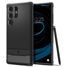 Carcasă Spigen Rugged Armor pentru Samsung Galaxy S24 Ultra - negru mat