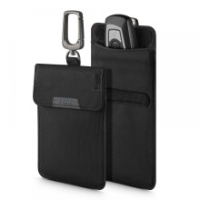 Spigen Faraday Cage Tasche Schlüsselloser RFID-Signalblocker - Schwarz