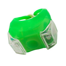 Cycling Safety Lamp 6 LED Models Rainproofed Rechargeable-Green