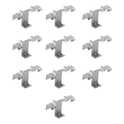 10Pcs Solar Panel Cleaning Drainage Clamp Solar Panel Mud-40mm