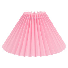 Pink Fabric Drum Lamp Shade for Ceiling Light 24 x 24 x 14