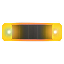 Solar Car Warning Light Flashing Alarm Lamp-Orange yellow light