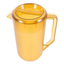 Brocca per succhi di frutta in policarbonato color kaki con beccuccio, 2,5 l
