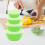 Stackable Airtight Oval Food Storage Bowls 4-Piece 1