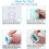 2-Pack 3D Cylinder Silicone Ice Molds – Blue 3