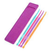 Portable Sewing Kit with Felt Storage Bag