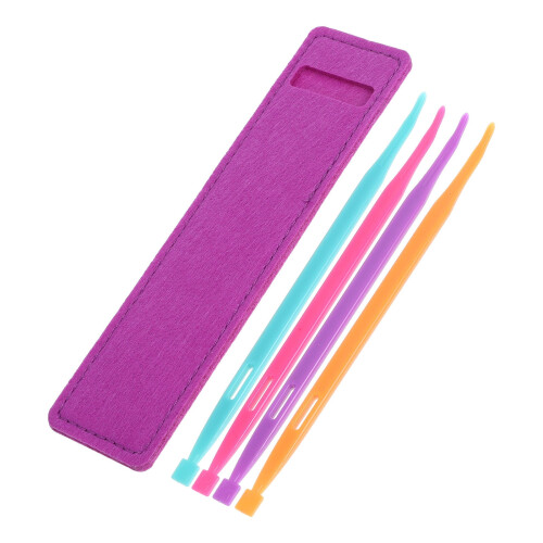 Portable Sewing Kit with Felt Storage Bag