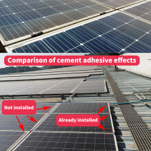 10Pcs Solar Panel Cleaning Drainage Clamp Waterproof Frame-40mm