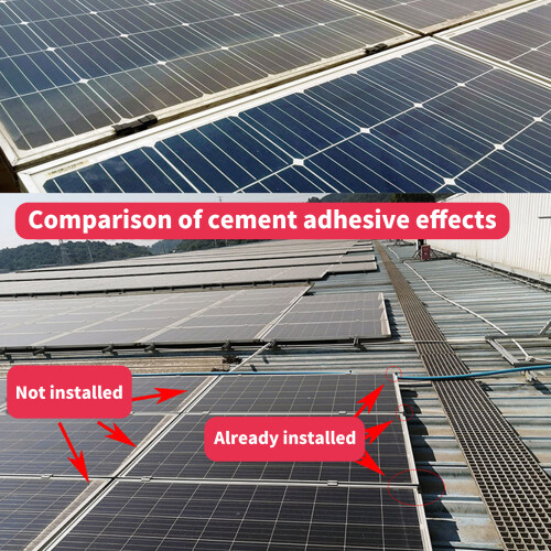 10Pcs Solar Panel Cleaning Drainage Clamp Waterproof Frame-40mm