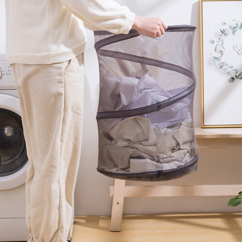 Mesh Laundry Hamper – Foldable, Breathable & Pop-Up, 2