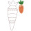 Carrot Wire Wreath Frame 20 Inch 2