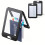 ID Badge Holder with Double Sided Window Hard Plastic Card 4