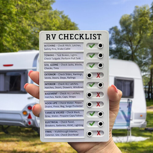 RV Inspection Checklist – 3D Printed PLA, Fully Assembled 1