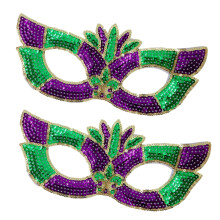 Demi-masque facial de-Trois couleurs cinq animaux de compagnie