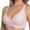 Elegant V Neck Invisible Wire Free Bra With Full Coverage-4 M 1