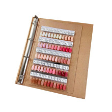 Nail Polishing Display Board 120 Color Magnetic and-Wood color