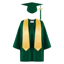 Elementary School Graduation Attire-dark green 33 yards