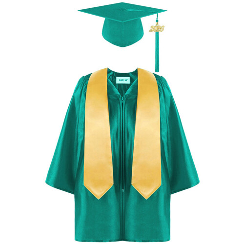Elementary School Graduation Attire-grass green 24 yards