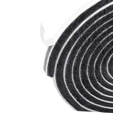Adhesive Draft Blocker Adhesive Brush Seal Weather-Black