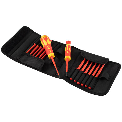 CK Tools CK Tools T4935 VDE Interchangeable Slim Screwdriver Set 16pc