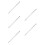 5Pcs White Metal Touchscreen Stylus Pen for Tablets and Mobile Devices 1